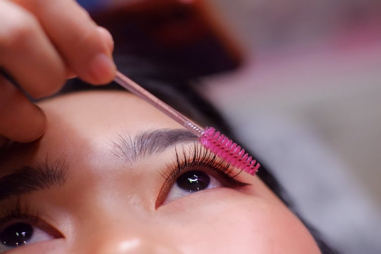 Lash extension transformation